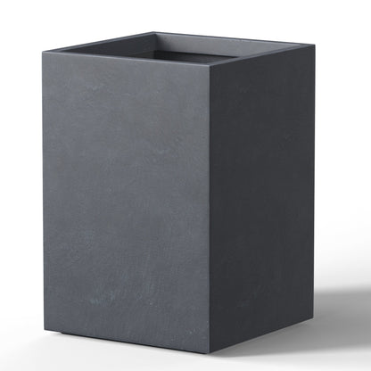 Fioriere rettangolari alte in cemento / Grandi fioriere da interno ed esterno