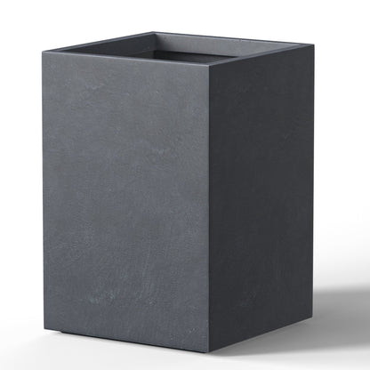 Fioriere rettangolari alte in cemento / Grandi fioriere da interno ed esterno