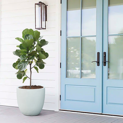 Fioriera rotonda conica in MgO, per interni ed esterni