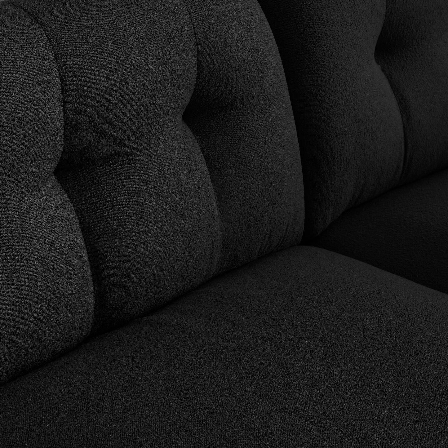 Divano Teddy a 3 posti con gambe in legno