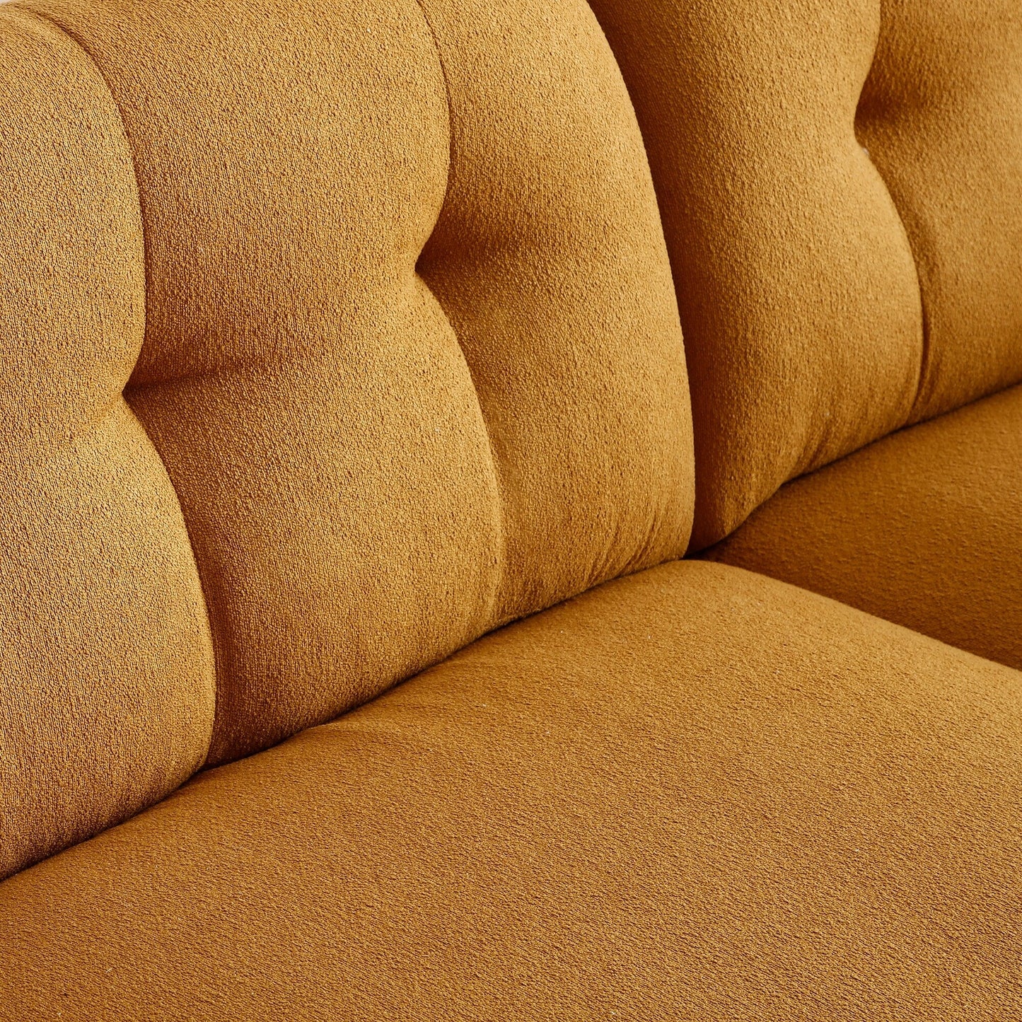 Divano Teddy a 3 posti con gambe in legno