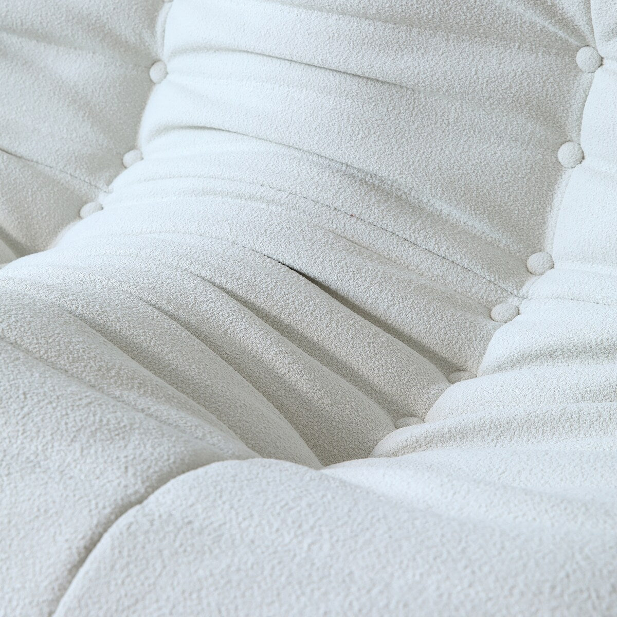 Set di divani a sacco in velluto Teddy