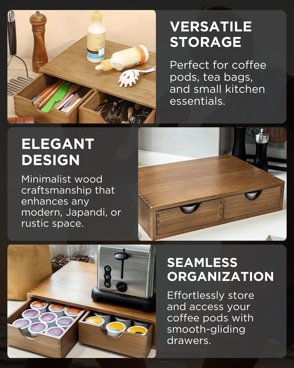 Contenitore per cialde di caffè Soléa