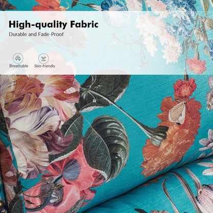 Poltrona reclinabile manuale Terri Classic Cutaway Arms con borchie per soggiorno, set da 2 di HULALA HOME