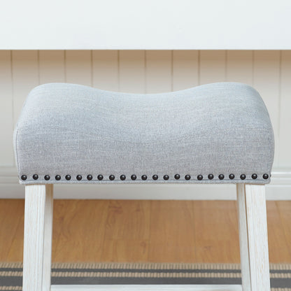 Sgabelli da bar con seduta a sella senza schienale The Gray Barn Barish (set da 2)