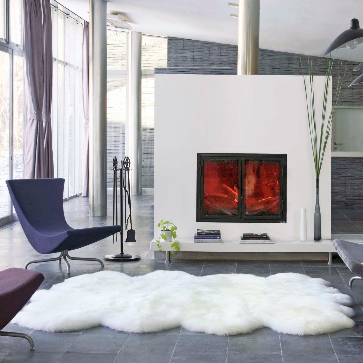 Tappeto in pelle di pecora della Nuova Zelanda The Mood