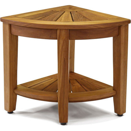 Panca angolare per doccia in teak originale Kai