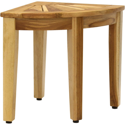 Panca angolare per doccia in teak originale Kai