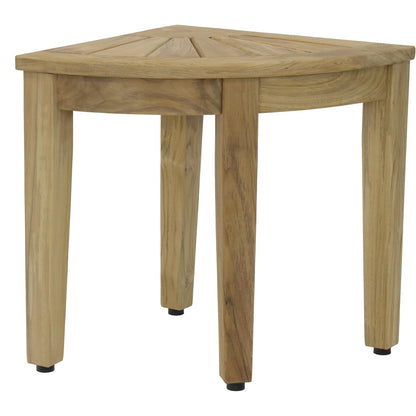 Panca angolare per doccia in teak originale Kai