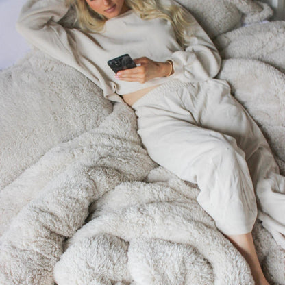 Il peluche originale - Coma Inducer® Piumino oversize - Sabbia bianca