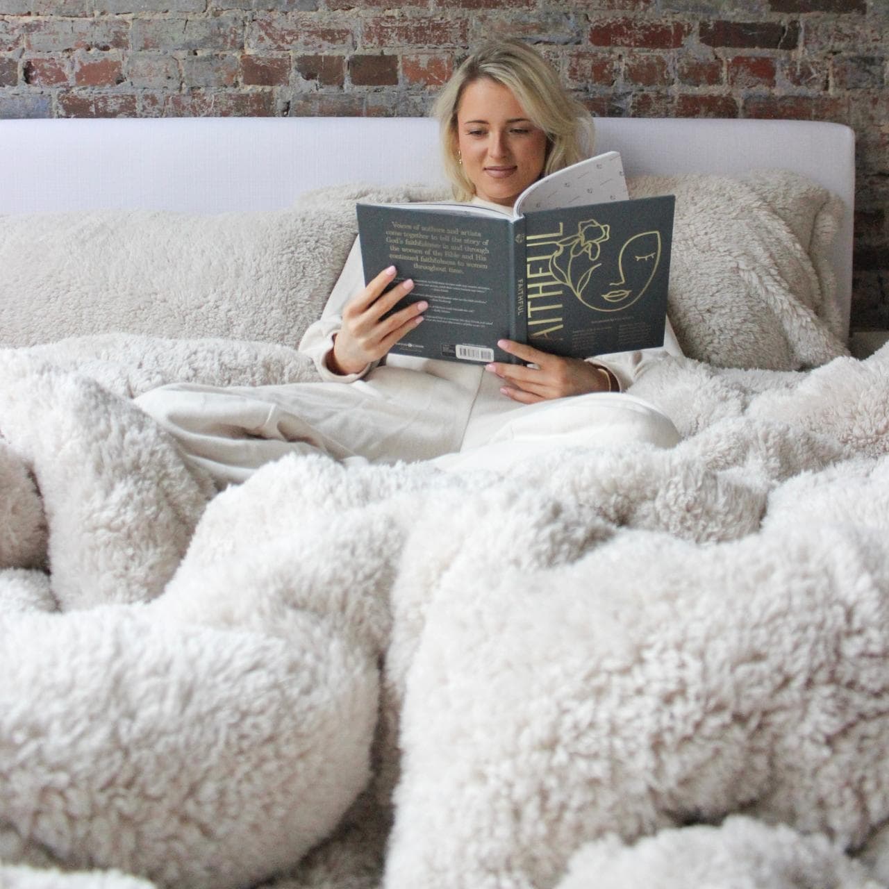 Il peluche originale - Coma Inducer® Piumino oversize - Sabbia bianca