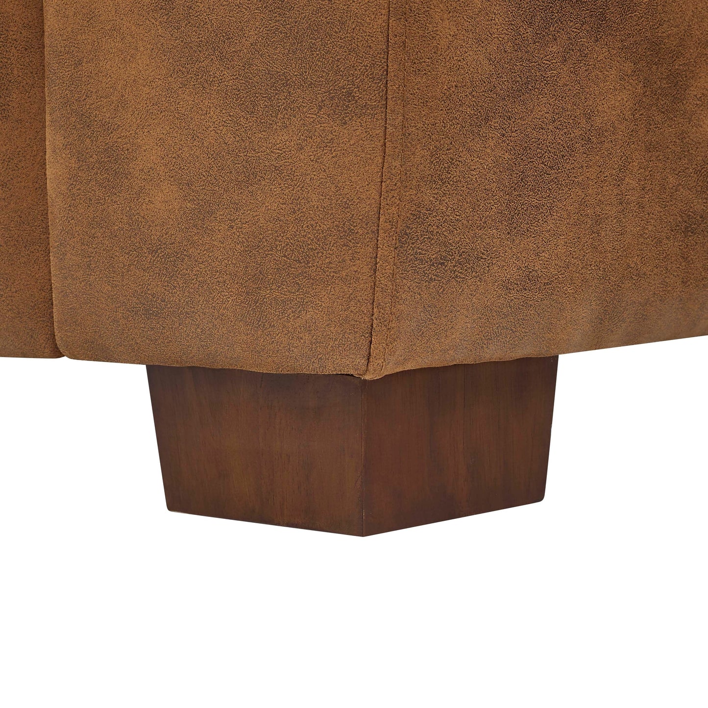 Divano in pelle a tre posti - 30,5 P x 81 L x 34,5 A