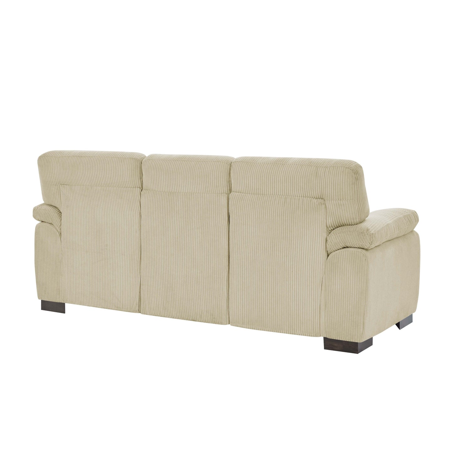 Divano in pelle a tre posti - 30,5 P x 81 L x 34,5 A