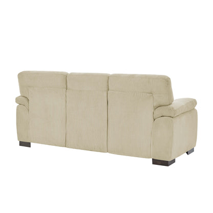 Divano in pelle a tre posti - 30,5 P x 81 L x 34,5 A