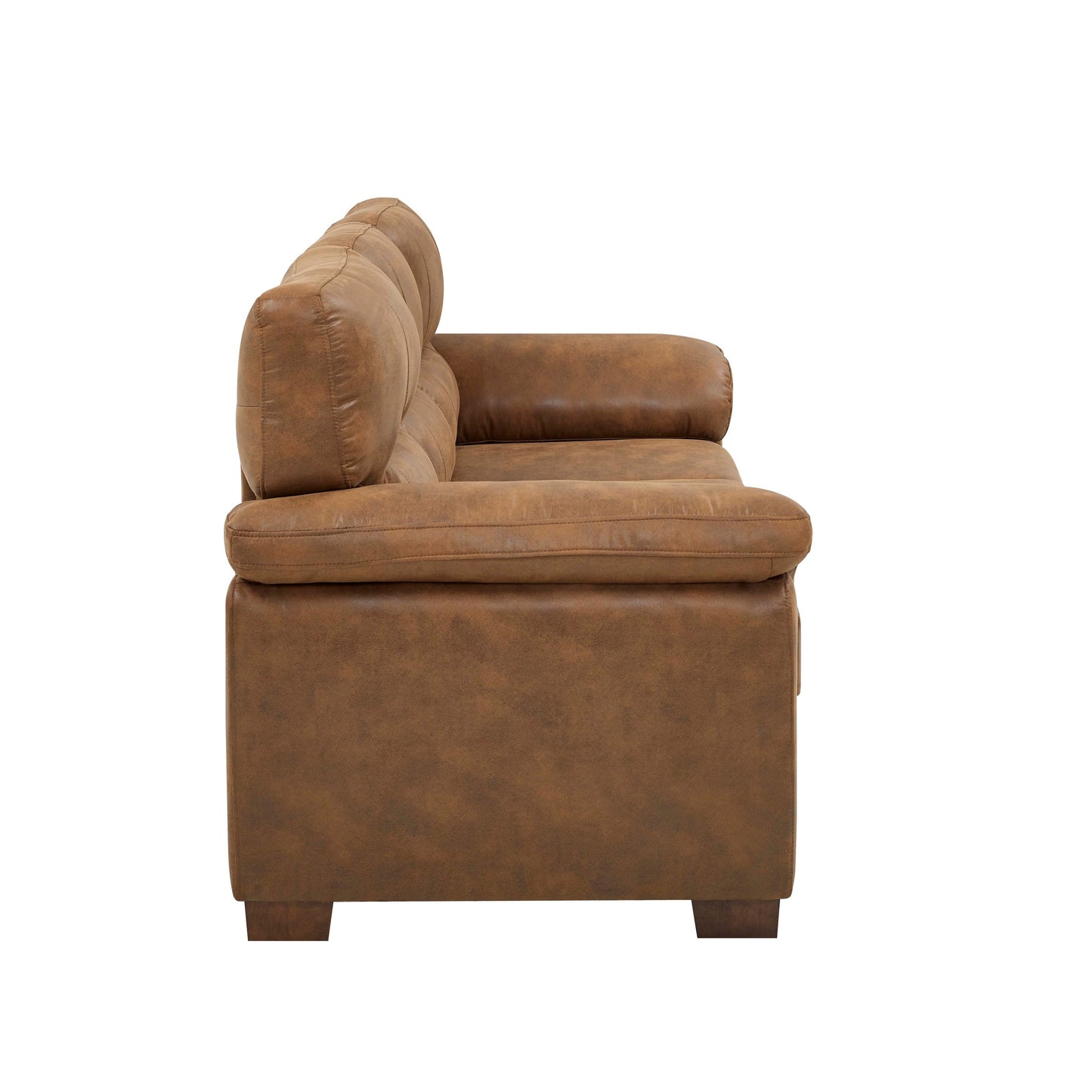 Divano in pelle a tre posti - 30,5 P x 81 L x 34,5 A