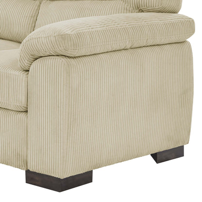 Divano in pelle a tre posti - 30,5 P x 81 L x 34,5 A