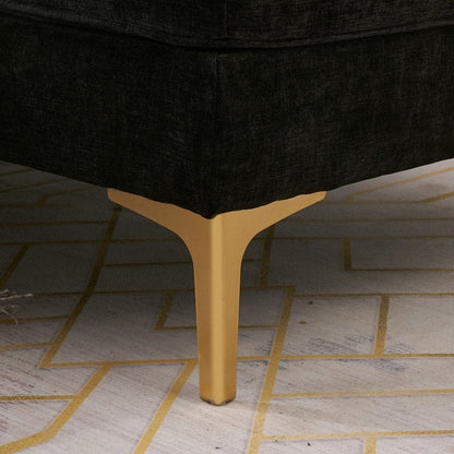 Divano modulare da interno a tre posti, semplice ed elegante