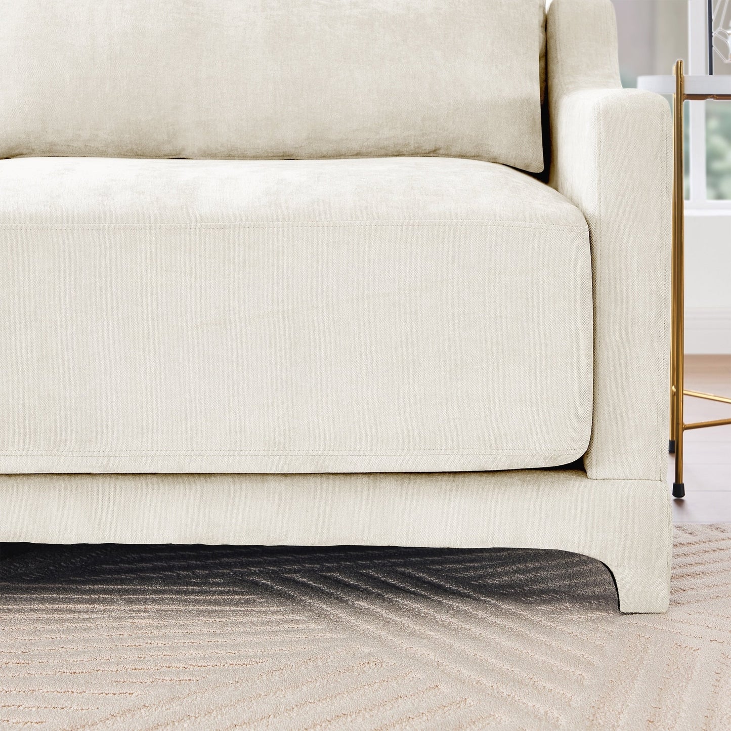 Divano a tre posti in ciniglia