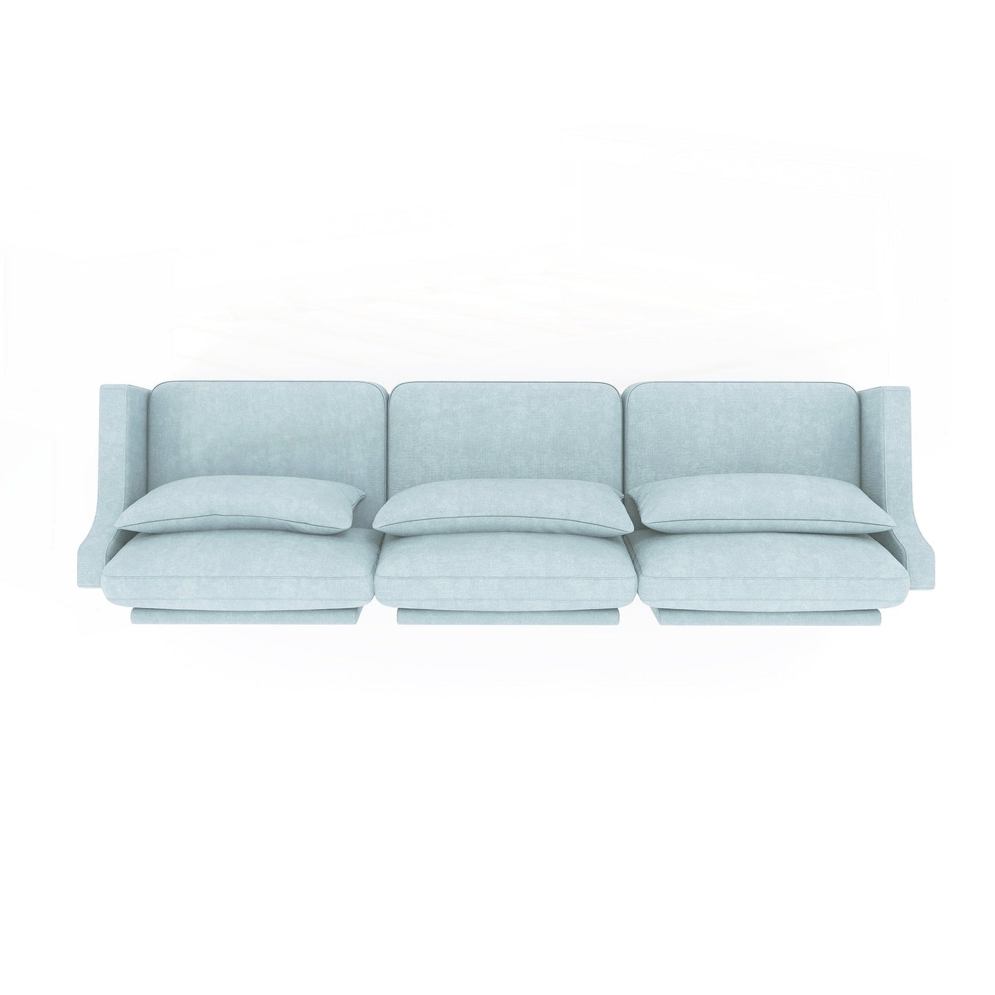 Divano a tre posti in ciniglia