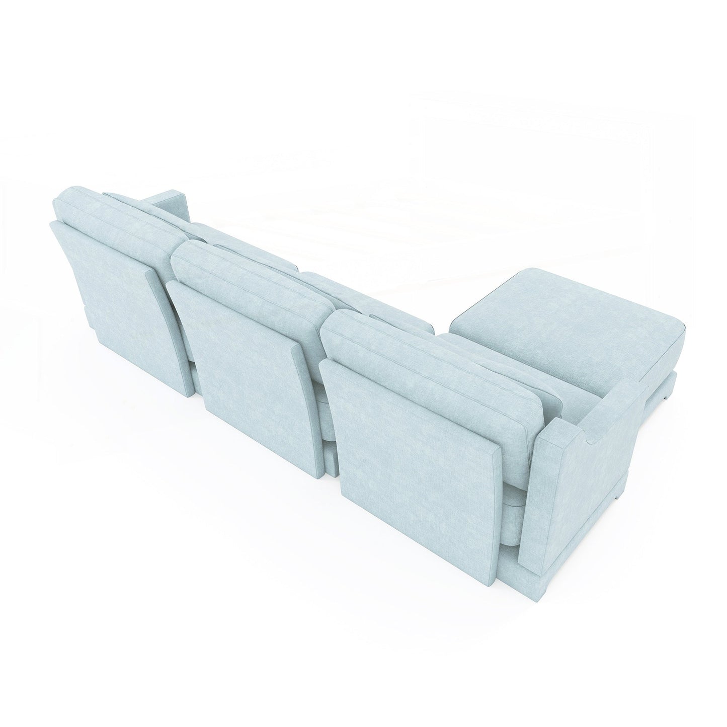 Divano a tre posti in ciniglia