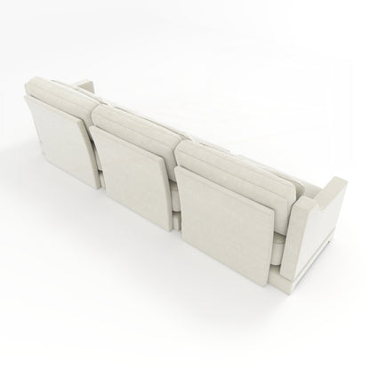 Divano a tre posti con cuscino lombare