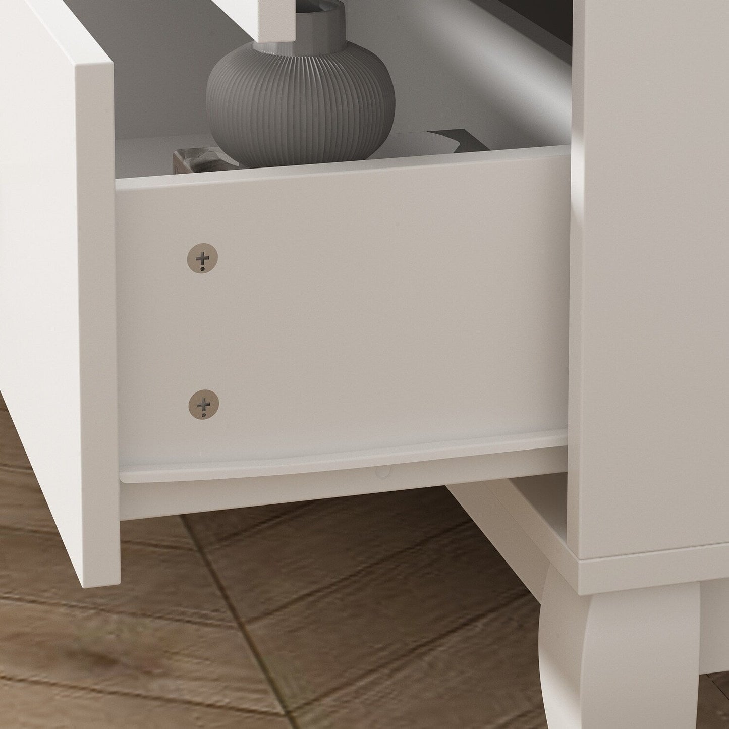 Cassettiera Timechee a 6 cassetti, 47,2'' di larghezza, gambe in legno massello, laccata