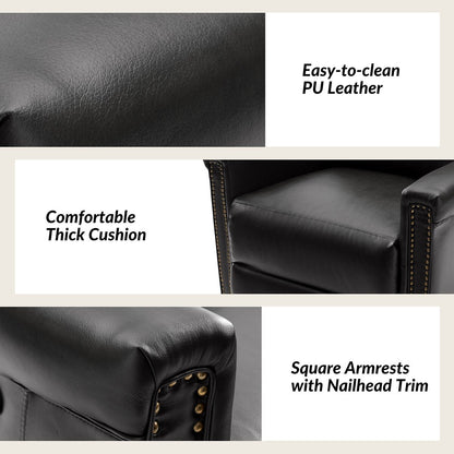 Set di 2 poltrone reclinabili elettriche girevoli e a dondolo tradizionali Tobias di HULALA HOME