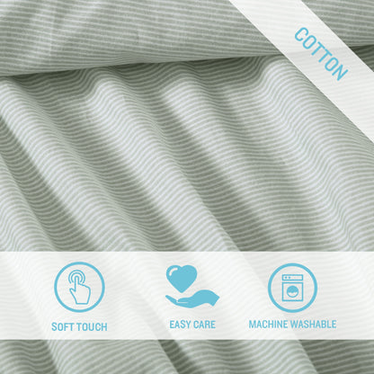 Set di lenzuola stampate in percalle di cotone lavato Tommy Bahama