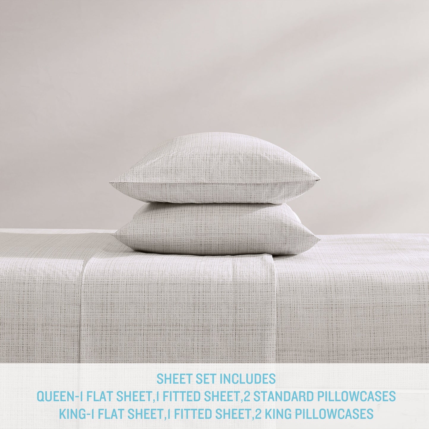 Set di lenzuola stampate in percalle di cotone lavato Tommy Bahama