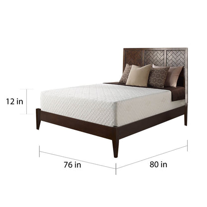 Materasso in memory foam King-size da 12 pollici Touch of Comfort Deluxe
