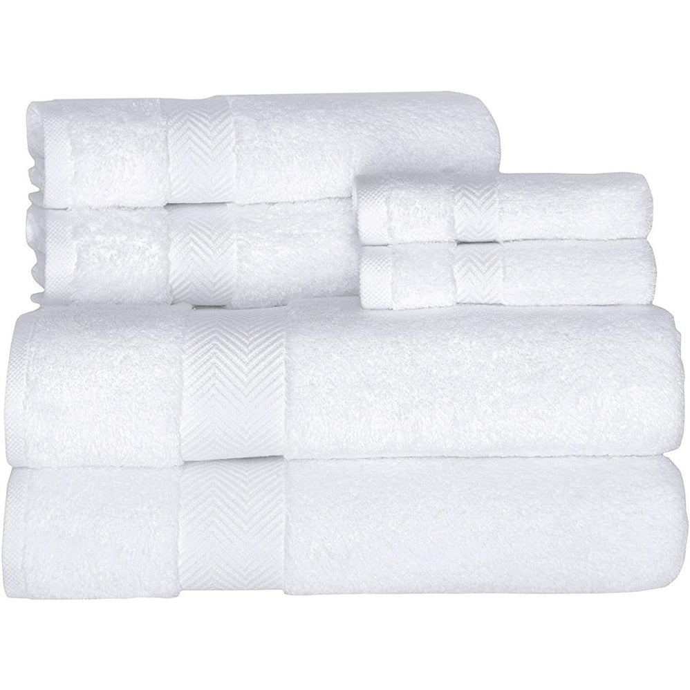Set di asciugamani in cotone turco Towels Beyond Becci e asciugamani da bagno ad asciugatura rapida, ultra morbidi e super assorbenti, set da 6