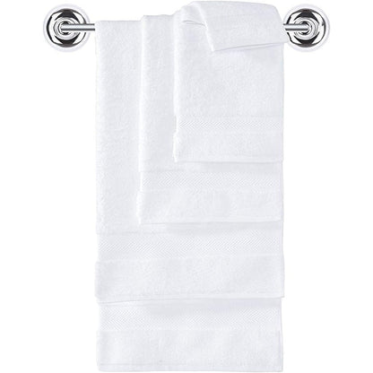 Set di asciugamani in cotone turco Towels Beyond Becci e asciugamani da bagno ad asciugatura rapida, ultra morbidi e super assorbenti, set da 6