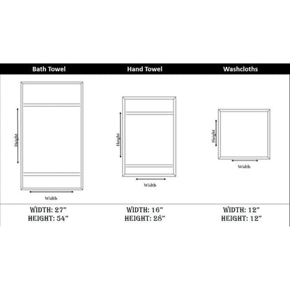 Set di asciugamani in cotone turco Towels Beyond Becci e asciugamani da bagno ad asciugatura rapida, ultra morbidi e super assorbenti, set da 6