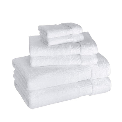 Set di asciugamani in cotone turco Towels Beyond Becci e asciugamani da bagno ad asciugatura rapida, ultra morbidi e super assorbenti, set da 6