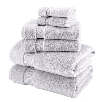 Set di asciugamani in cotone turco Towels Beyond Becci e asciugamani da bagno ad asciugatura rapida, ultra morbidi e super assorbenti, set da 6