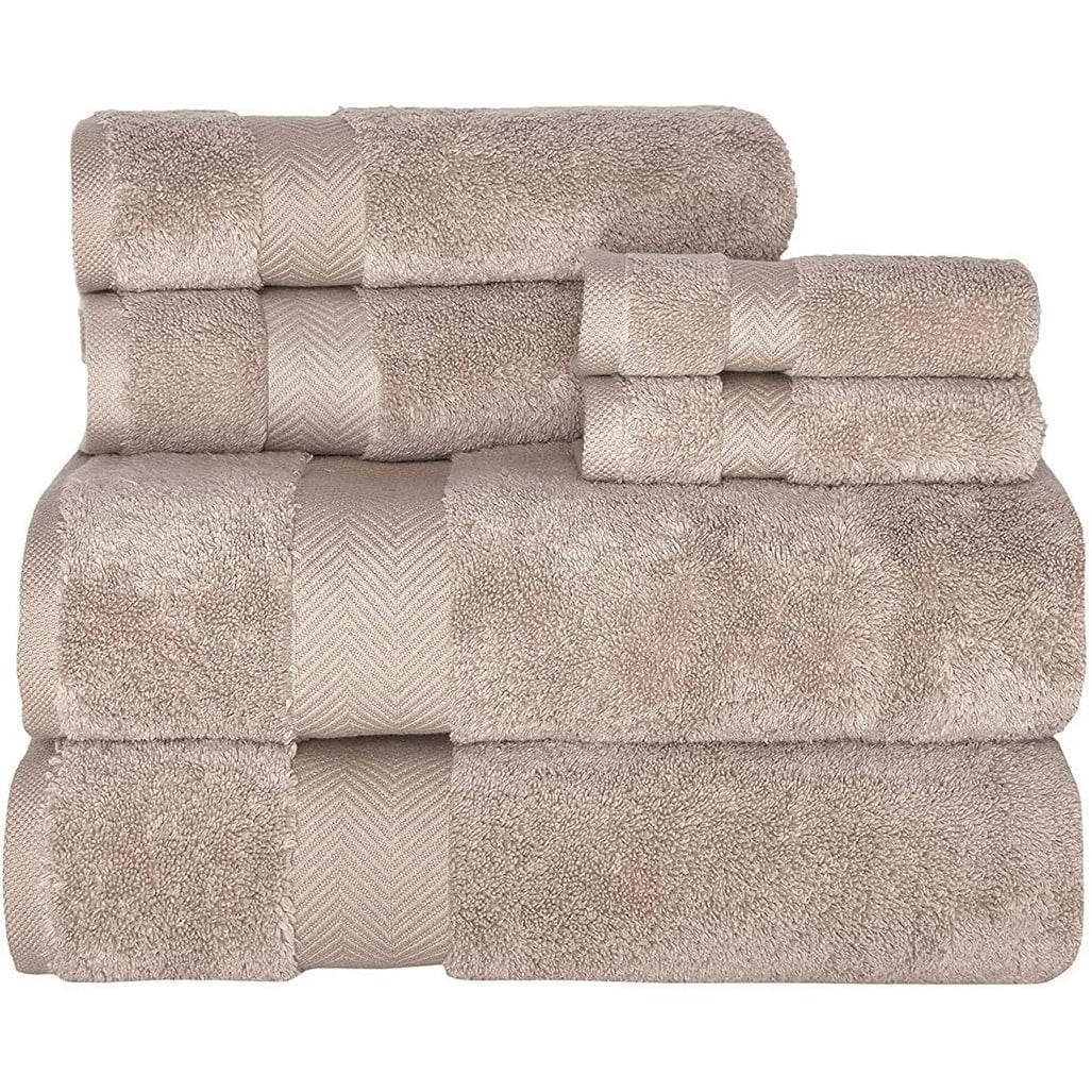 Set di asciugamani in cotone turco Towels Beyond Becci e asciugamani da bagno ad asciugatura rapida, ultra morbidi e super assorbenti, set da 6