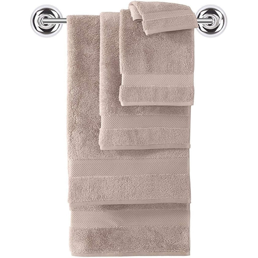Set di asciugamani in cotone turco Towels Beyond Becci e asciugamani da bagno ad asciugatura rapida, ultra morbidi e super assorbenti, set da 6