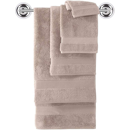 Set di asciugamani in cotone turco Towels Beyond Becci e asciugamani da bagno ad asciugatura rapida, ultra morbidi e super assorbenti, set da 6