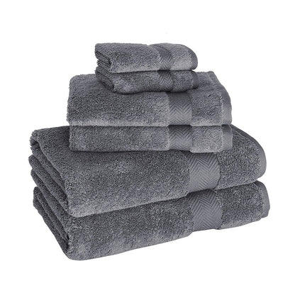 Set di asciugamani in cotone turco Towels Beyond Becci e asciugamani da bagno ad asciugatura rapida, ultra morbidi e super assorbenti, set da 6