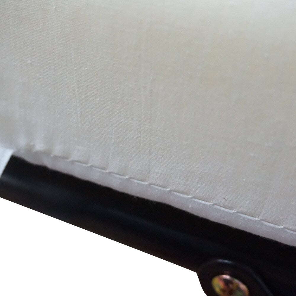 Letto pieghevole a tre ante bianco