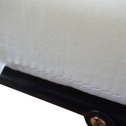 Letto pieghevole a tre ante bianco