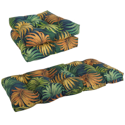 Set di cuscini trapuntati per divano da interno/esterno (set di 3) - 19 x 19/19 x 42