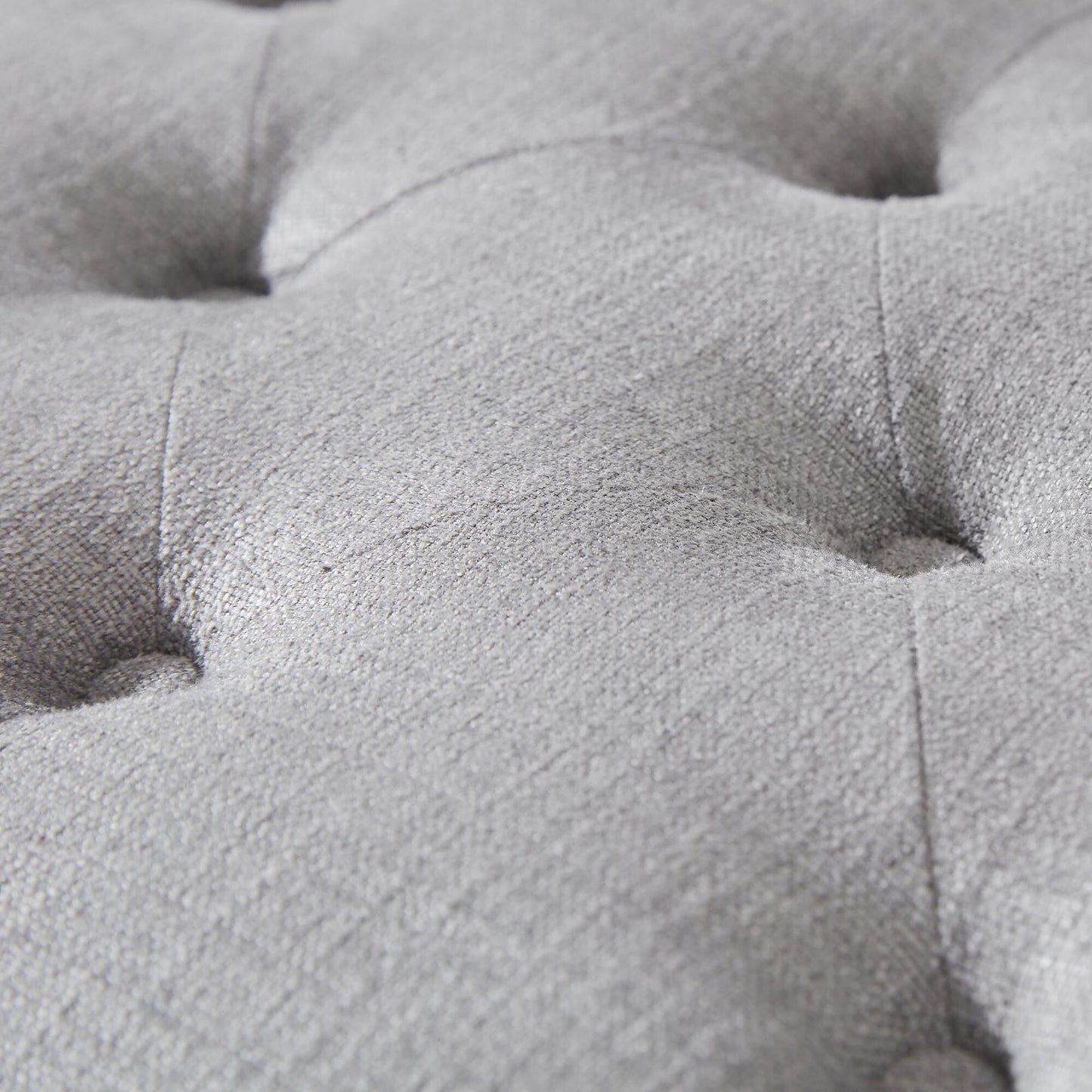 Panca contenitore imbottita, poggiapiedi rettangolare