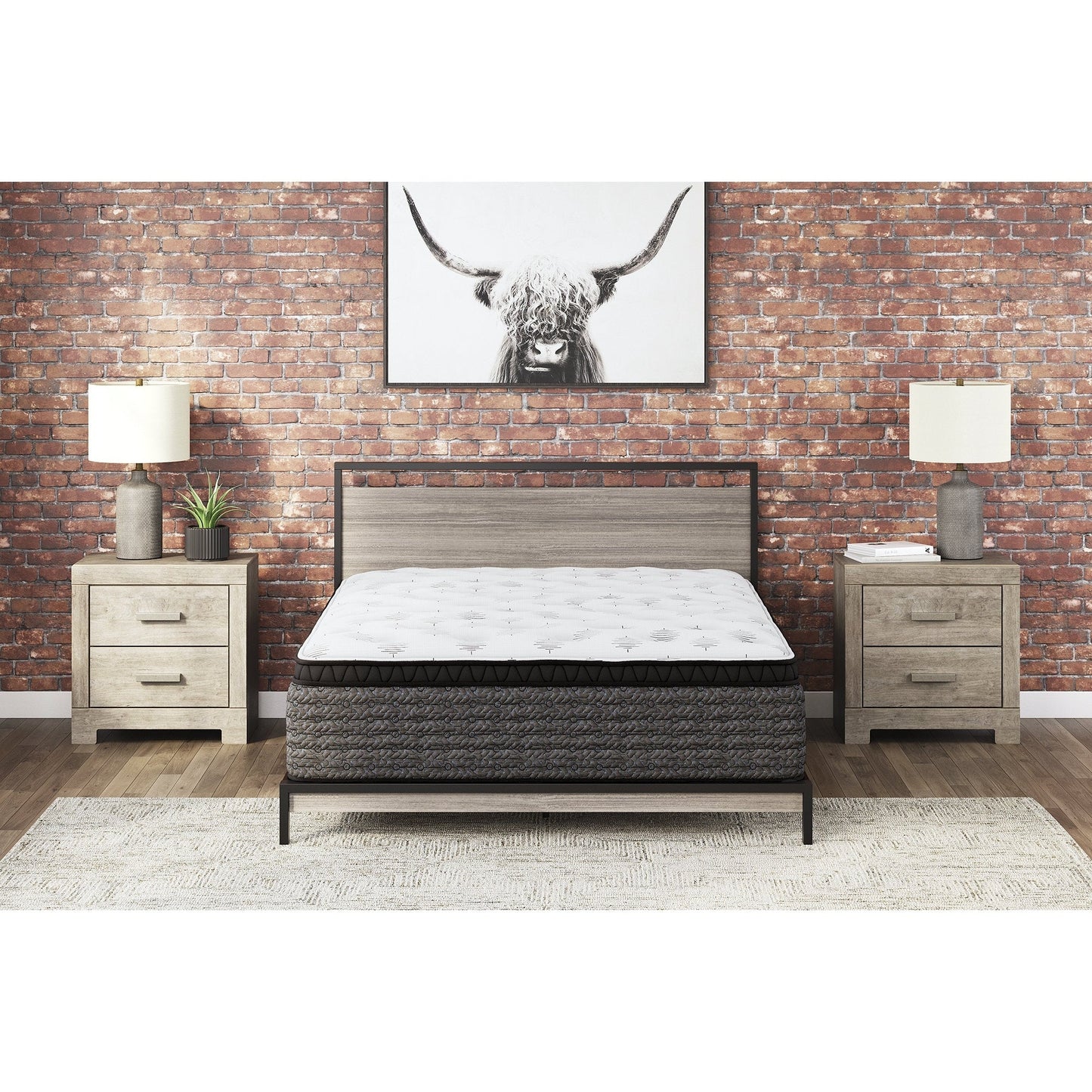Signature Design by Ashley, materasso Euro da 16 pollici Ultra Luxury con Memory Foam Plush