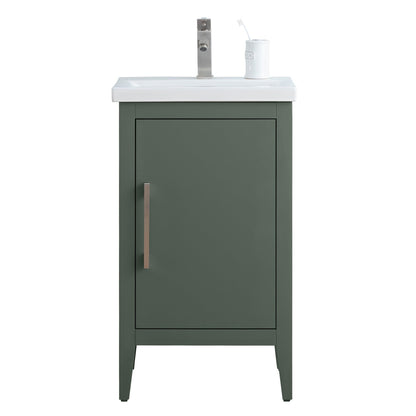 Mobiletto per lavabo da bagno Vanity Art 20 o 24 o 30 con piano in ceramica