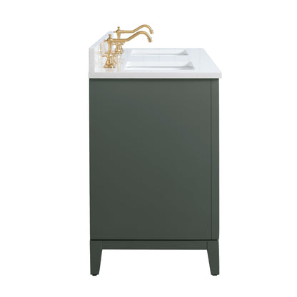 Mobile bagno Vanity Art con lavabo in ceramica e piano in marmo ingegnerizzato