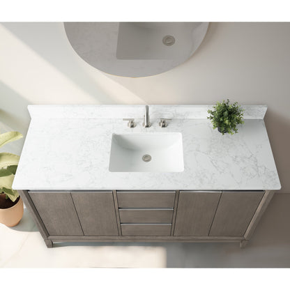 Mobile bagno Vanity Art con lavabo in ceramica e piano in marmo ingegnerizzato