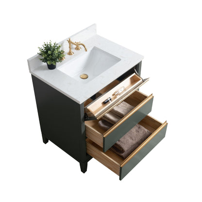 Mobile bagno Vanity Art con lavabo in ceramica e piano in marmo ingegnerizzato