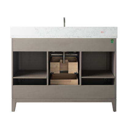 Mobile bagno Vanity Art con lavabo in ceramica e piano in marmo ingegnerizzato