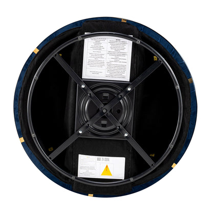 Poltrona girevole a 360° in velluto con cuscino di seduta, poltrona imbottita a botte con base in acciaio inossidabile, sedia da soggiorno